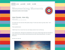 Tablet Screenshot of mesmerisingmoments.com